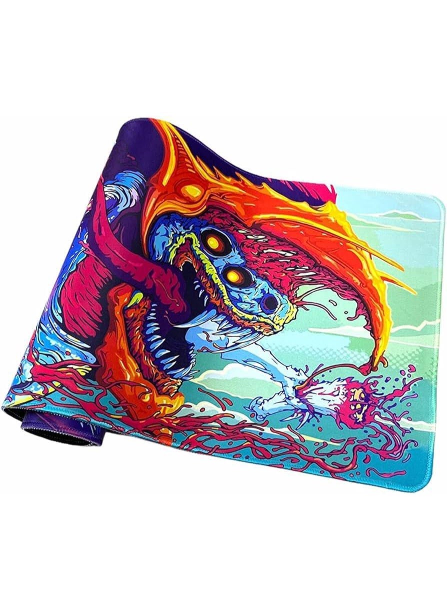 hyper beast gaming mouse pad 30x 80 cm