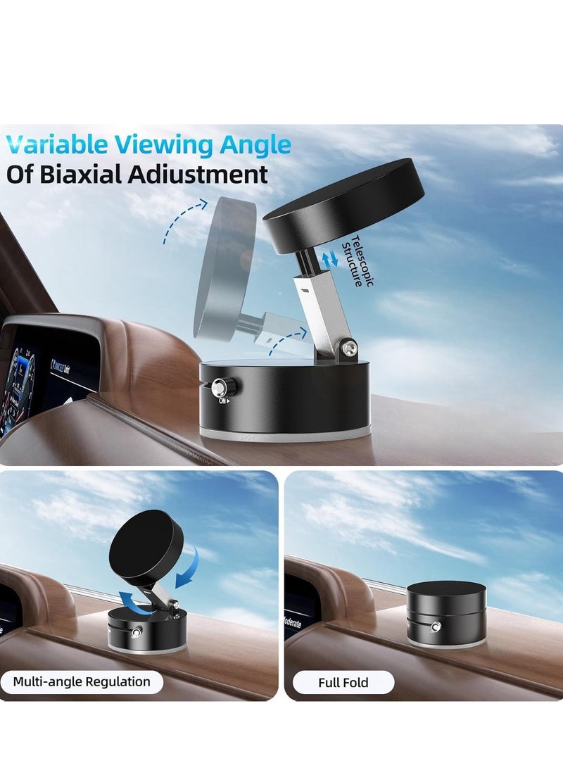 Foldable Vacuum Suction Magnetic Car Phone Holder - Image 5