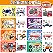 DaiUni 24 Sheets 82759 Make Your Own Vehicle Stickers for Kids Toddlers Make a Face Stickers for Kids Party Favors Activities - Image 4