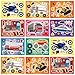 DaiUni 24 Sheets 82759 Make Your Own Vehicle Stickers for Kids Toddlers Make a Face Stickers for Kids Party Favors Activities - Image 2