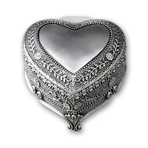 BinkeGG Play [ Davy Jones (Pirates of The Caribbean) ] Tin Alloy Heart Shape Wind up Musical Box with Sankyo Musical Movement - Image 1