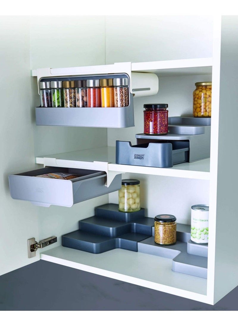Joseph Joseph Joseph Joseph Cupboardstore Expandable 3 Tiered Organizer  - Image 2