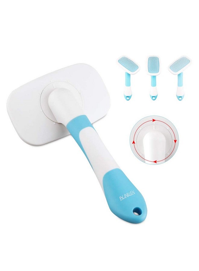 بلينكين فرشاة BLINKEEN للكلاب والقطط لتساقط الشعر والعناية به، أمشاط ناعمة للحيوانات الأليفة للكلاب والقطط ذات الشعر الطويل أو القصير - Image 4