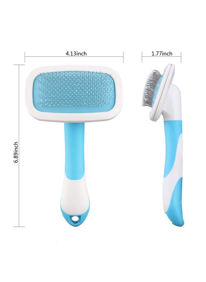 بلينكين فرشاة BLINKEEN للكلاب والقطط لتساقط الشعر والعناية به، أمشاط ناعمة للحيوانات الأليفة للكلاب والقطط ذات الشعر الطويل أو القصير - Image 2