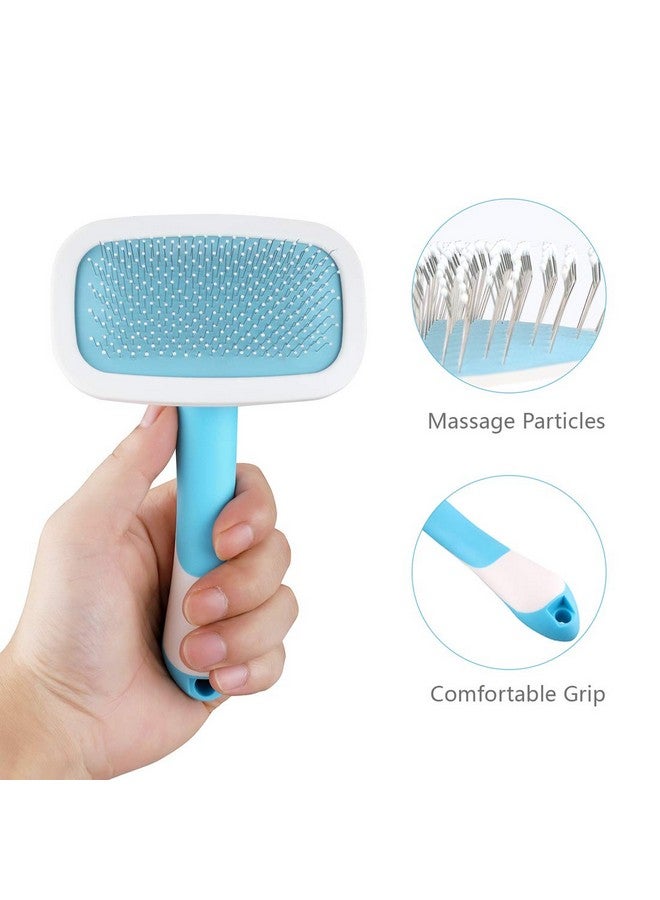 بلينكين فرشاة BLINKEEN للكلاب والقطط لتساقط الشعر والعناية به، أمشاط ناعمة للحيوانات الأليفة للكلاب والقطط ذات الشعر الطويل أو القصير - Image 3