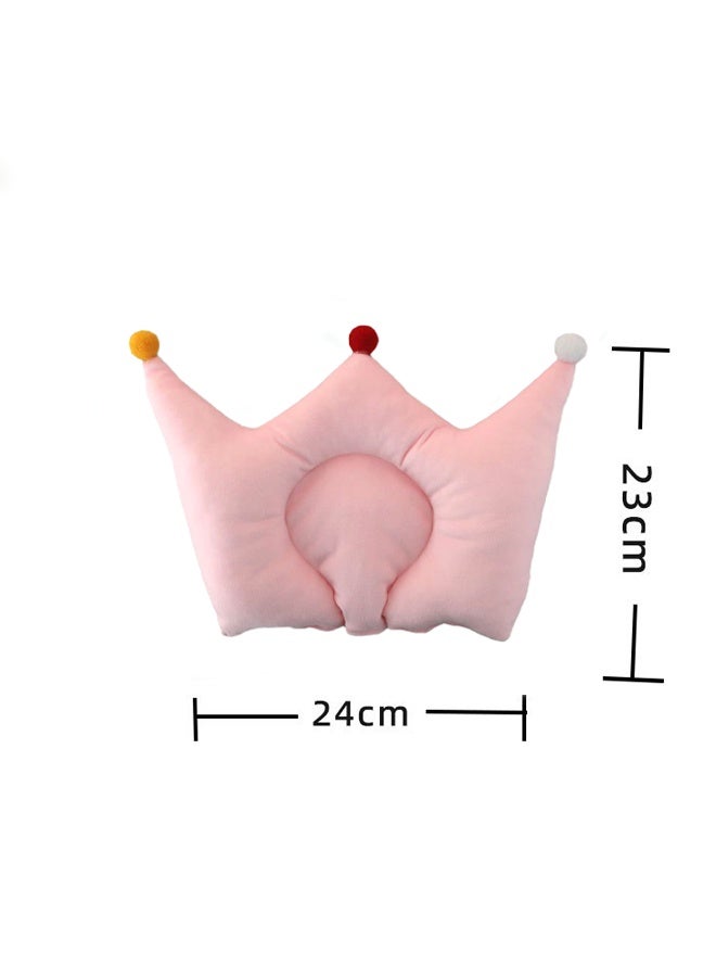 Berma Baby Portable Baby Pillow, Adjustable Cute Cartoon  Soft and Cozy Pillow, Ergonomic Design Soft Hypoallergenic Pillows for Newborn Babies Sleeping Prevent Flat Head - Image 2