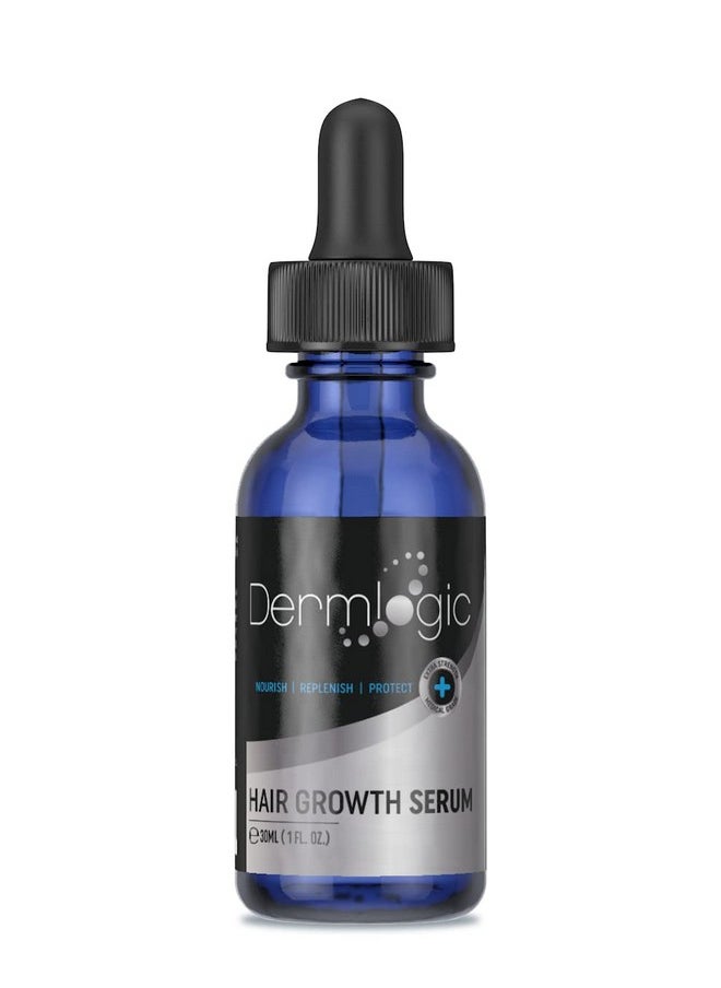 Dermlogic مصل نمو الشعر إكسترا سترينجث دي إتش تي بلوكر يحفز ويصلح نمو بصيلات الشعر الجديدة. ينمو الشعر بشكل أقوى وأكثر كثافة وأطول وأكثر صحة. للرجال والنساء بدون آثار جانبية.  - Image 2
