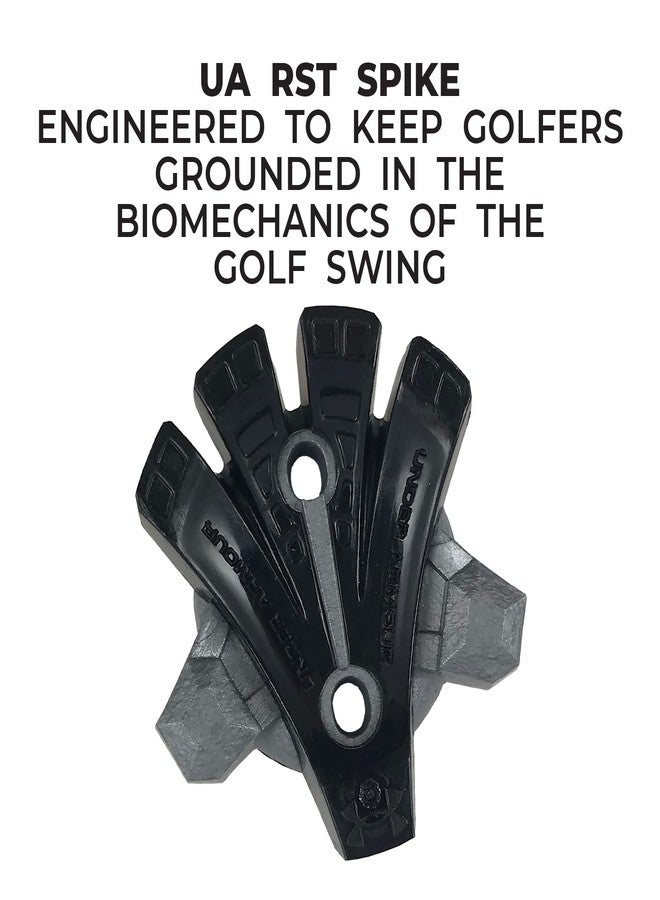 SOFTSPIKES Under Armour Unisex SS19 Golf Replacement Spikes, Black (001)/Silver, OSFA M US - Image 3