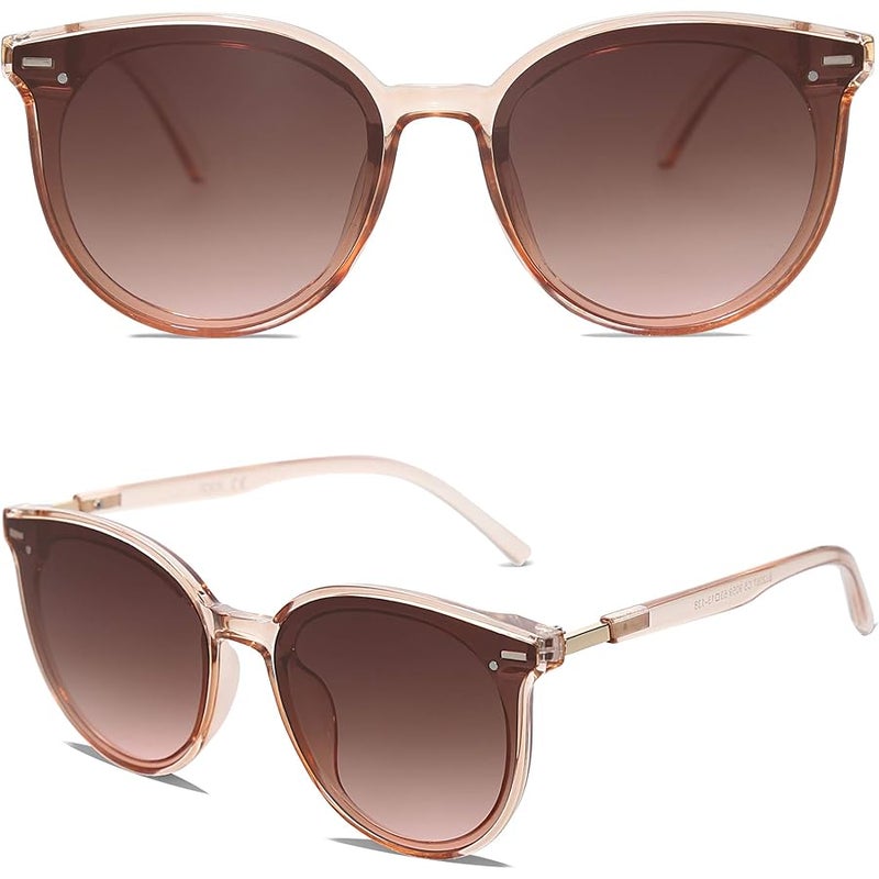 Sojos Classic Retro Round Sunglasses Women Men Large Glasses SJ2067 - Image 3