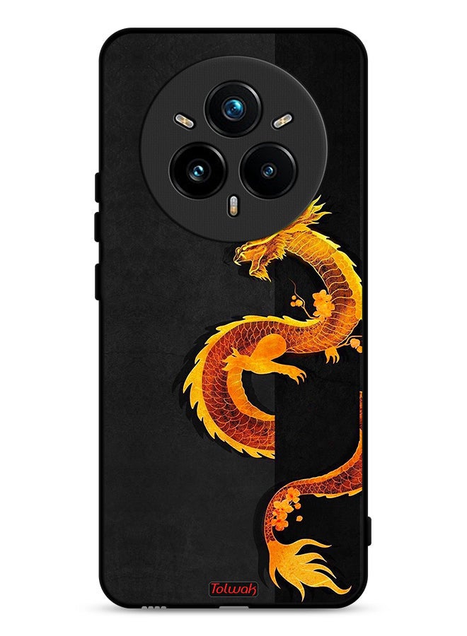 Tolwak Realme 14 Pro 5G Protective Case Cover Dragon Art