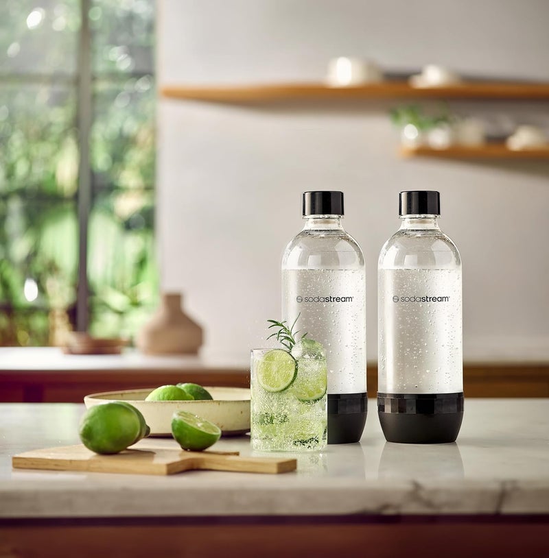 SodaStream 1L Classic Black Carbonating Bottles Twin Pack Globally trusted affordable quality - Image 4