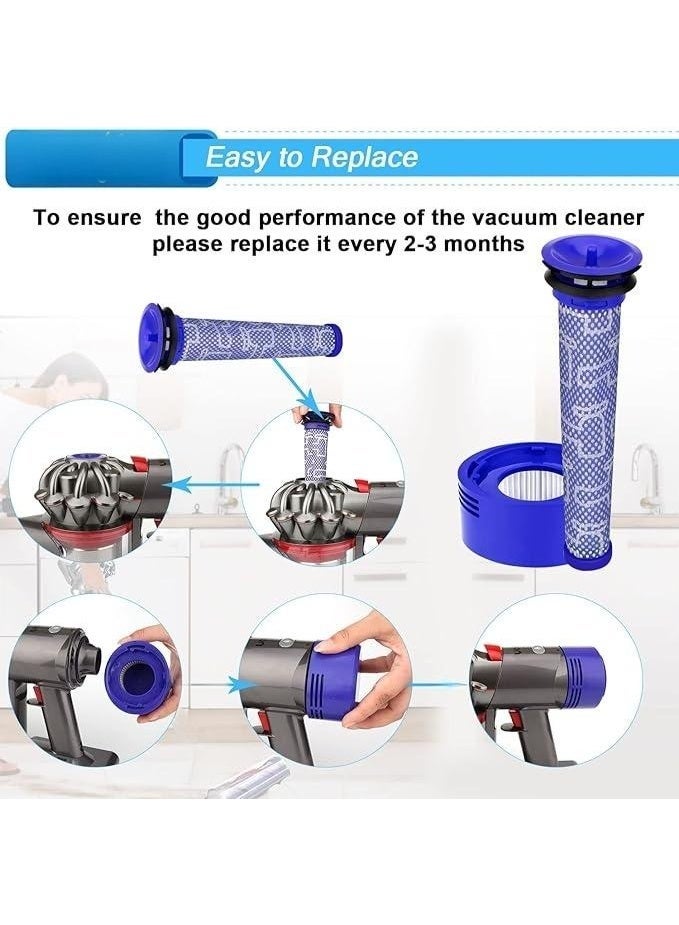 bbdd Suitable for Dyson vacuum cleaner pre filter screen V6/V7/V8 filter screen household consumables accessories - Image 2