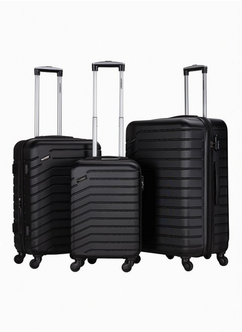 Luggage Bag Set of 3 PCS ABS Hard Side Trolley Bags with 360° Rotational Wheels and Lockable System Top Quality Travel Bag