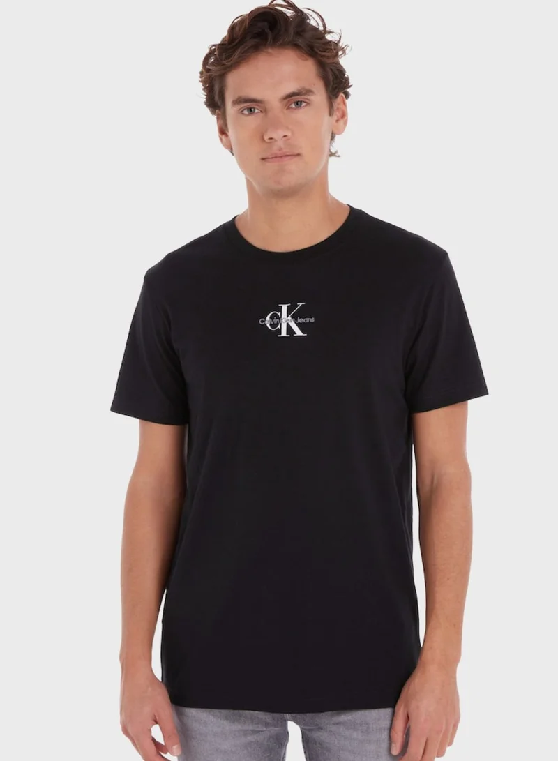 Calvin Klein Jeans Logo Crew Neck T-Shirt