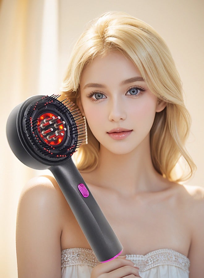 مدلك فروة الرأس الكهربائي الاحترافي بتكنولوجيا شياتسو اليابانية - خاصية تطبيق الزيوت الذكية + 3 أوضاع تدليك دائري 360° تصميم لاسلكي مقاوم للماء مع 72 شعيرة ديناميكية - الحل الأمثل للعناية اليومية بالشعر وتجربة الرفاهية المنزلية! - Image 2