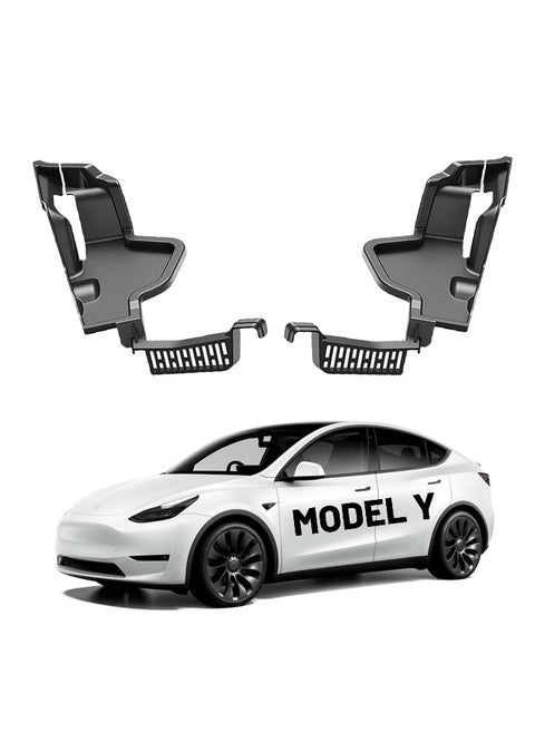 Hood Water Barrier Box, Fit for Tesla Model Y Hood Water Barrier Box Debris Filter Car Front Trunk Filter Anti Clogging Water Guide Grille Channel for Front Trunk Accessories(2pcs)