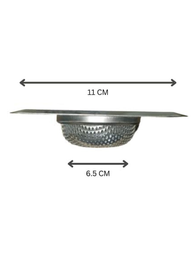 Decorcrafts Sink Strainer Kitchen Drain Basin Basket Filter Stopper Drainer (Square Steel Jali) - Image 2