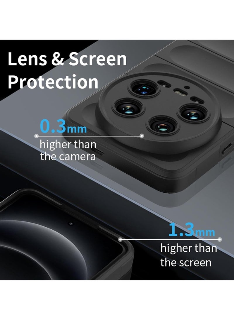 عام حافظة متوافقة مع شاومي 14 الترا 5 جرام ، حافظة هاتف محمول واقية حماية الكاميرا ، مادة تي بي يو مرنة للغاية-حافظة متوافقة مع شاومي 14 الترا 5 جرام - Image 2