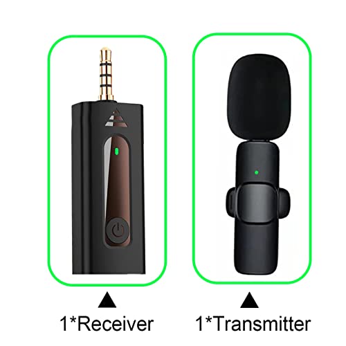 Careflection K-35 Wireless Collar Microphone Lapel Lavalier Omnidirectional Mic Plug and Play Mike for Vlogging Interview Live Streaming YouTube Compatible with BT Speakers, DSLR Camera - Image 3