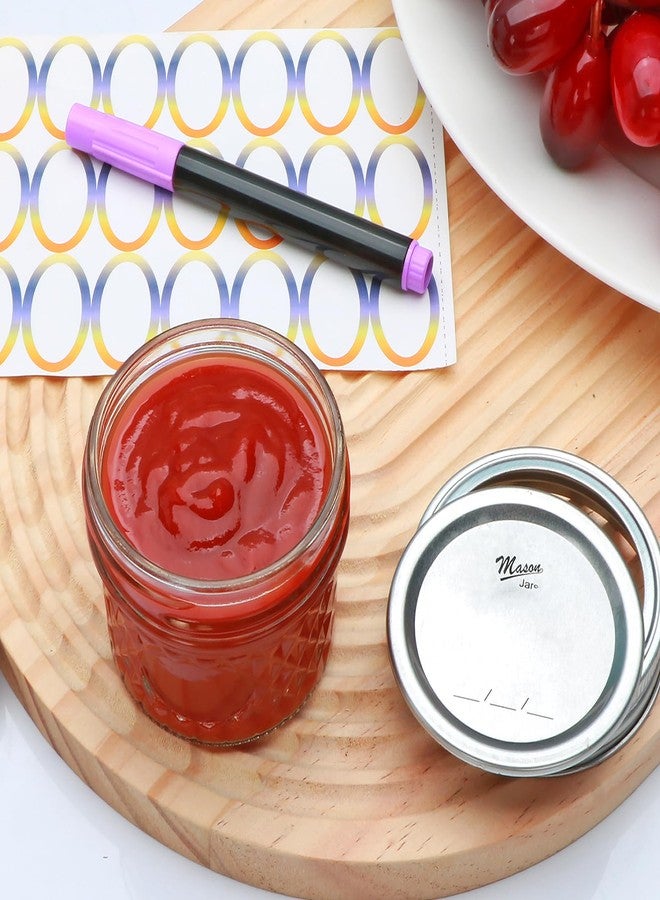 Datttcc Mini Mason Jars, Canning Jars, 4oz Mason Jars with Silver and Yellow Lids for Honey, Jams,Jelly Seasonings, for Kitchen, Bathroom, Gift Giving, Pack of 16 - Image 3