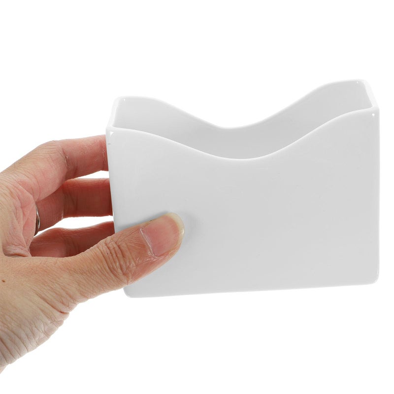 Ceramic Napkin Holder Tray For Bathroom Dining Table Countertop Decoration - Image 5