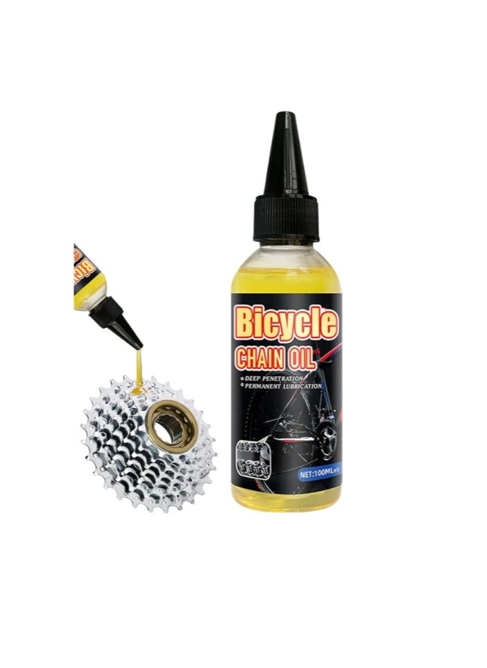WILLIAM WEIR 100ML All Purpose Bicycle Chain Oil Bike Bearing Chain Hub Lubricants Repair Lube Rust Prevention Also Works For Mechanic Tools Sewing Machine Automotive Accessories Home Appliances  - Image 1