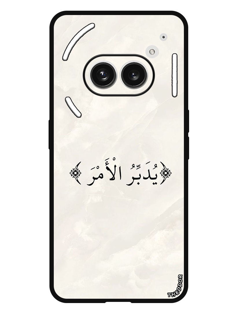 Theodor Protective Case Anti Scratch Shock Proof Bumper Cover For Nothing Phone (2A) Plus - Nothing Phone (2A) Arabic Design (118) - Image 1