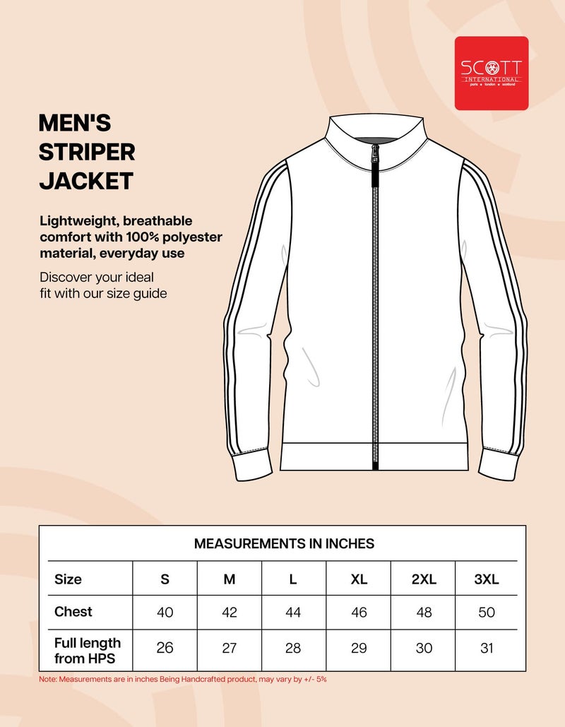 Scott International Jackets for Men | Winter wear | Men's Polyester Full Sleeve Zip with Pocket | Men Jackets | Winter Standard length Jackets - Image 5