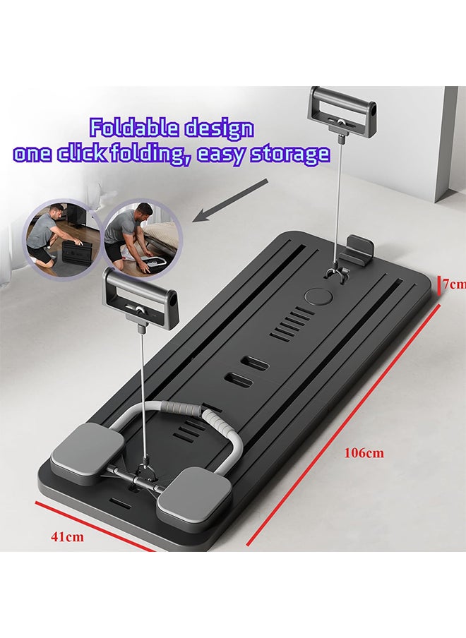 Max Strength Multifunctional Portable Abdominal Workout Board Plank Trainer Pilates (Grey)  - Image 4