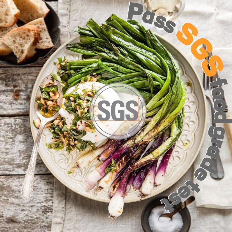 Artena Large Ceramic Dinner Plates Set Of 4 1075 Inch Embossed Kitchen Salad Plates Modern Serving Plates For Restaurant Plates With Lipped Edges Microwave Dishwasher Safe Wheat Leaf - Image 4