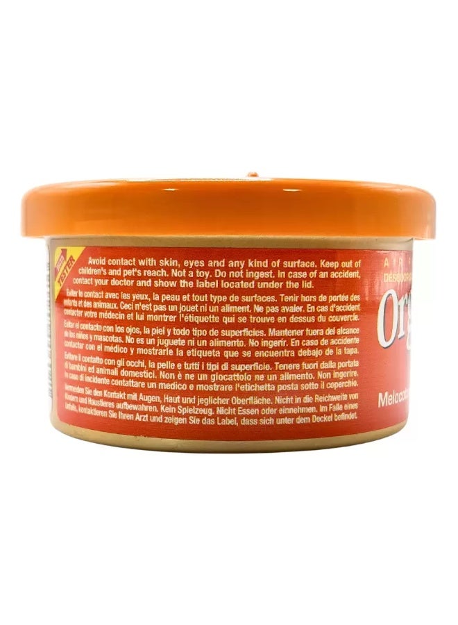 Organic Peach Fragrance Car Air Freshener In Spillproof Can With Essential Oil- 46gms - Image 3