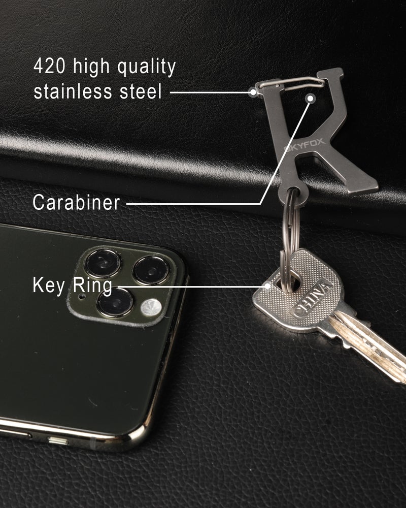 A-Z initial keychains with Smart Finder protective cases, unisex, suitable for wallets, handbags, car keychains, and bag charms. Skyfox brand. - Image 2