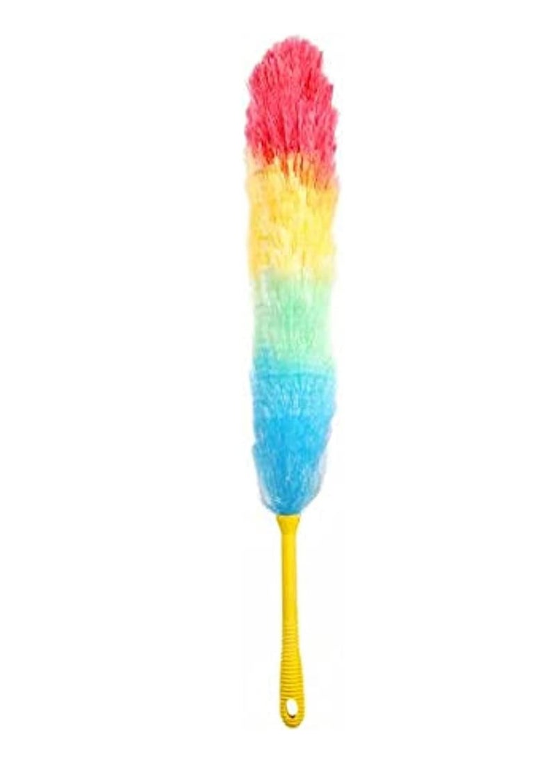 Microfiber And Plastic Static Duster Multicolour 64x15cm