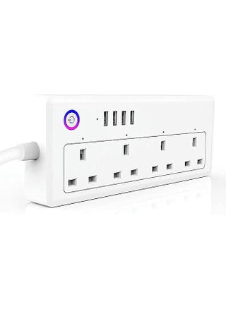 Smart Life Tuya APP 1.8m Cable Intelligent power strip 4 Outlets Plug Socket Wifi Smart Power Strip with USB 4 Charging Port App Voice Control Work with Alexa Google Home Assistant - pzsku/Z65E85B83620CB2EA8C27Z/45/_/1689341683/0aa9b963-7f15-4b57-894f-75f660e5c35d