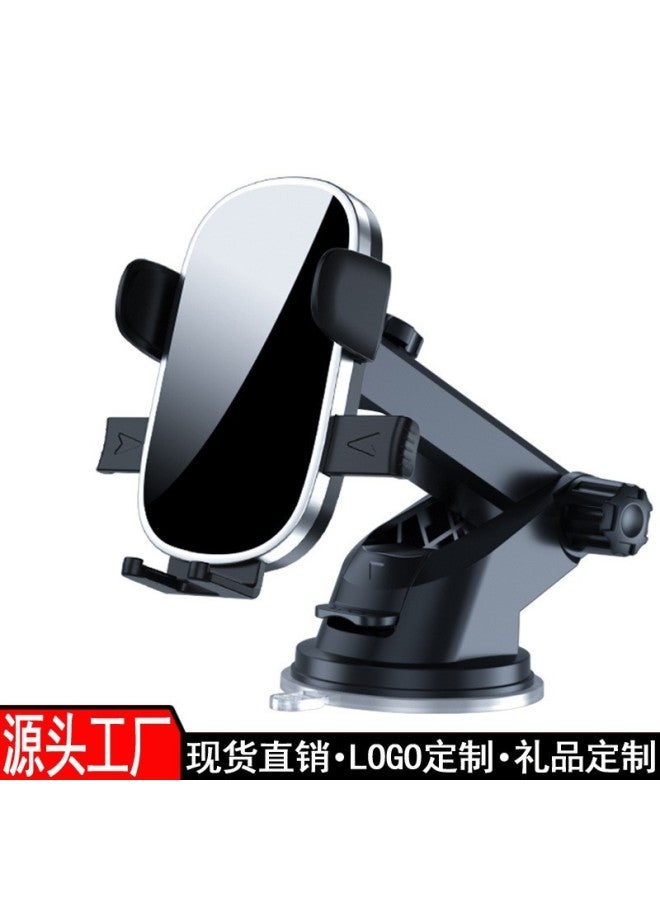 New Car Gravity Hook Air Outlet Mobile Phone Holder Front Glass Dashboard Navigation Bracket Suction Cup Shelf - Image 2
