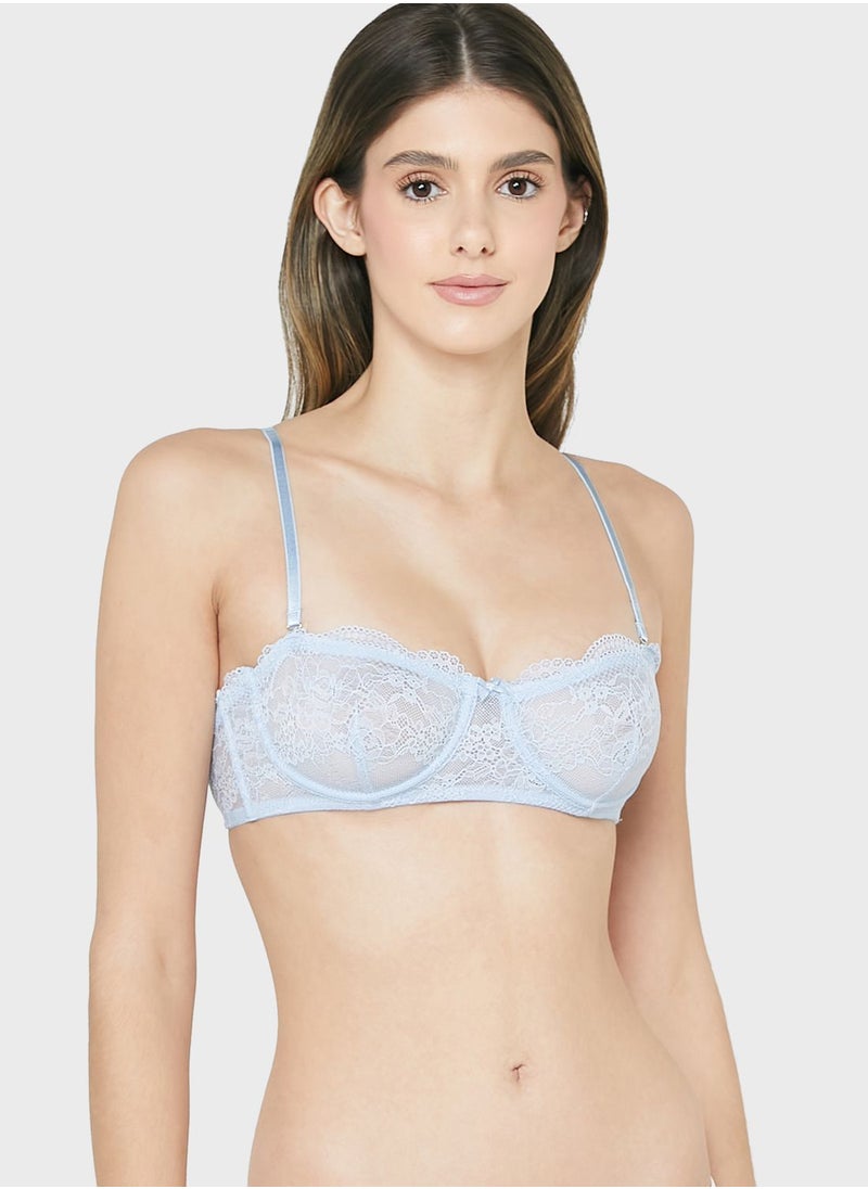 Cotton On Body - Lace Detail Bra - Image 1
