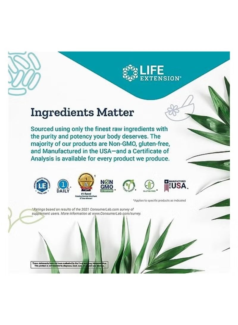 Life Extension Glutathione Cysteine & C 100 Capsules - Image 4