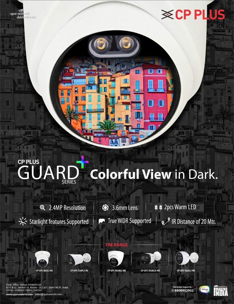 CP PLUS Wired 1080p HD 8 Channel HD DVR Outdoor Camera 24 MP 1 TB Hard Disk - Image 4