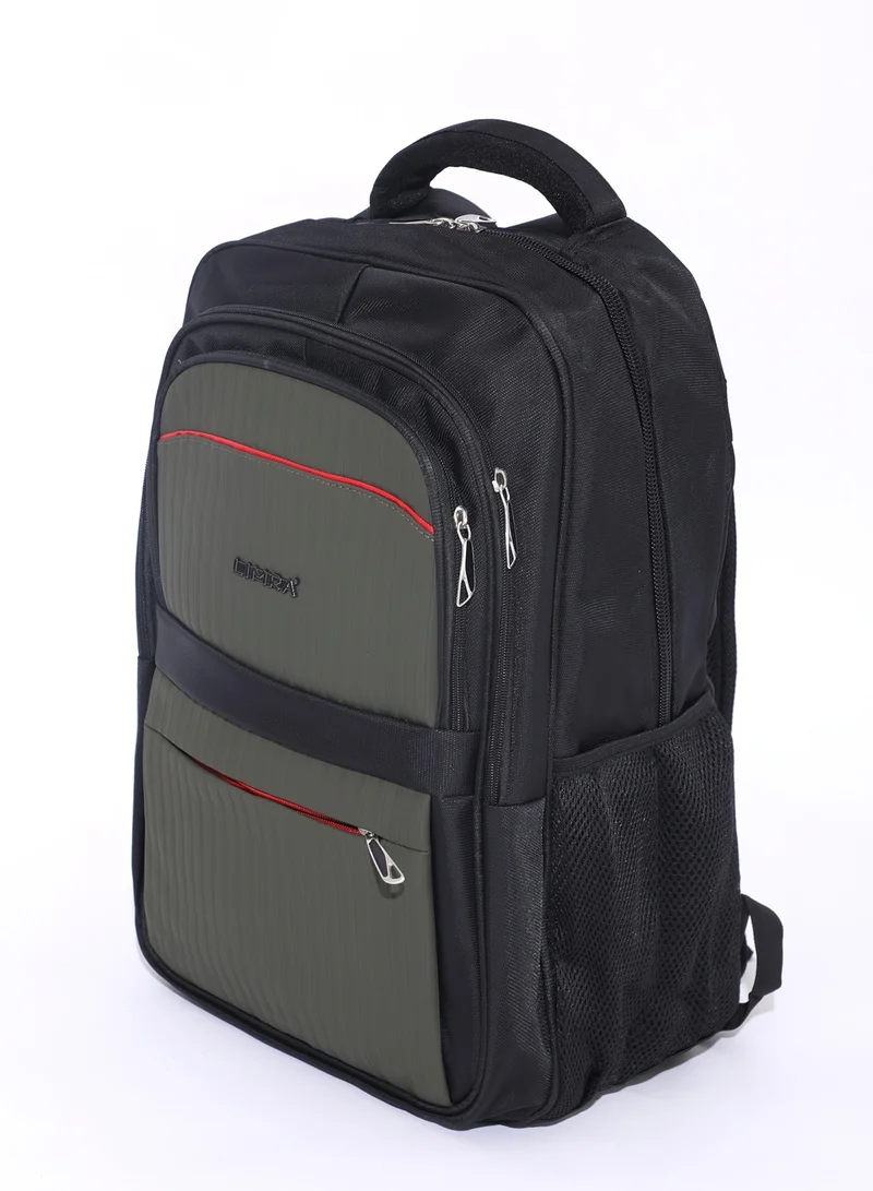 LIMRA backpack Classic and elegant 20 inches black/green