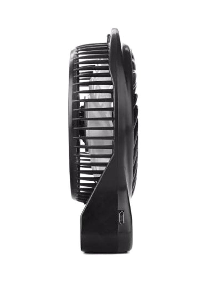Loquat Mini Rechargeable USB Air Cooling Fan Black - Image 4