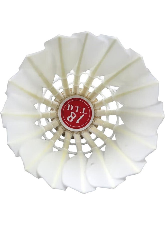 Rsl Badminton Shuttlecocks Training Practice Competition Badminton Dtl-81, 12 Pieces Per Tube - Image 3