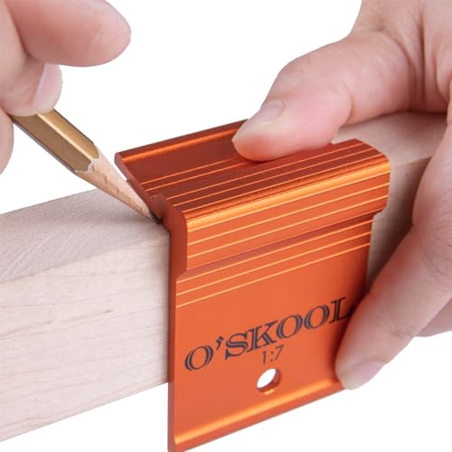 O'SKOOL 1:7 Saddle Square, Dovetail Saddle Marker for Marking Lines and Measurements, Providing Precise Measurements, and Checking Accurate Angles and Squareness in Woodworking Projects, DTJ005 - Image 3