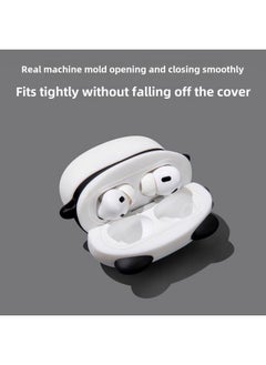 Generic Cute Panda Earphone Case AirPodsPro2 Generation Protective Case 4 Generation Apple Earphone Case AirPods3 Generation Case-Color:Pa Pa Pa Panda-Applicable Models:Airpods 4th Generation  - Image 3