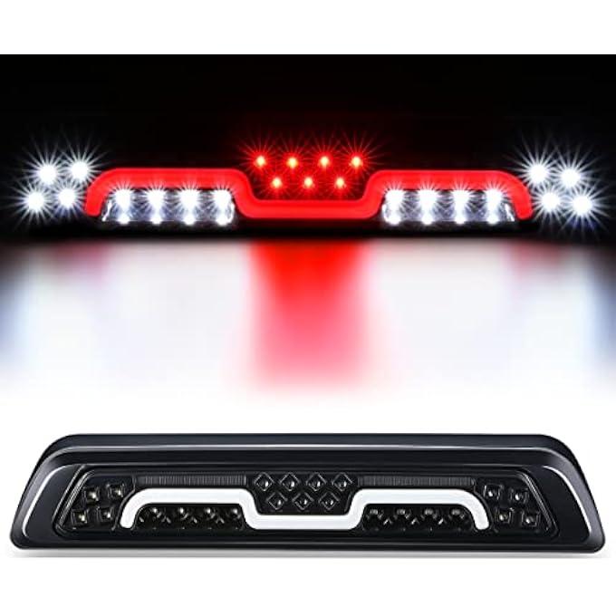 NUVISION LIGHTING 3BlZtl009Ch Clear Lens 3D Led 2Stage Sequential 3Rd Third Brake Light Compatible With 20072020 Tundra - Image 1