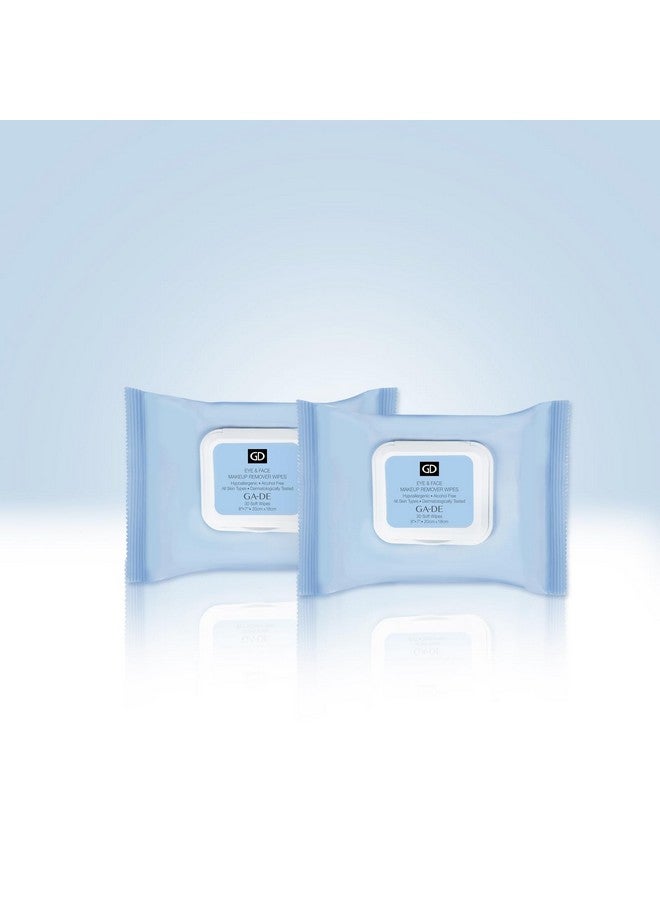 GA-DE Eye And Face Makeup Remover Wipes Ultra Soft Face Wipes With Aloe Vera Chamomile Vitamins B5 And E For Nurtured Clean Skin 30 Count - Image 4