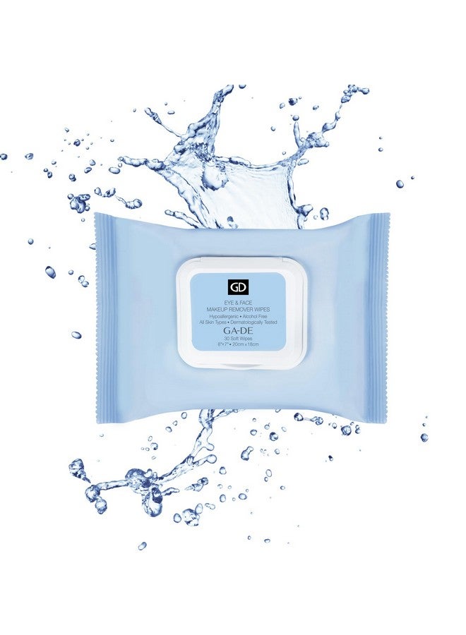 GA-DE Eye And Face Makeup Remover Wipes Ultra Soft Face Wipes With Aloe Vera Chamomile Vitamins B5 And E For Nurtured Clean Skin 30 Count - Image 3