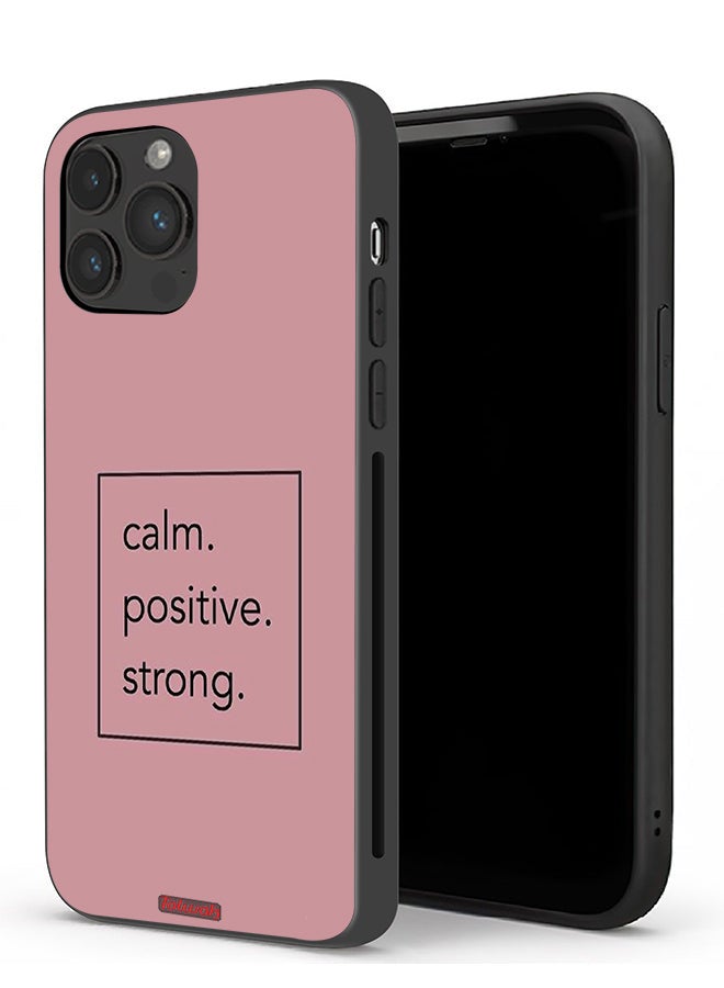 Tolwak Apple iPhone 13 Pro Protective Case Calm Positive Strong - Image 1