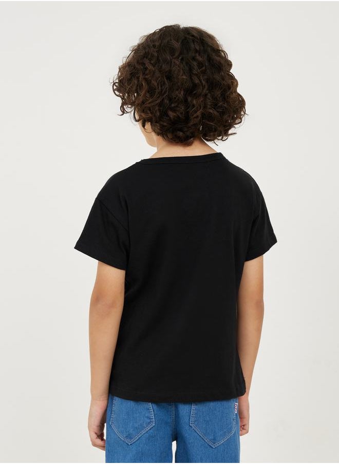 Styli - Dinosaur Graphic Print T-Shirt with Short Sleeves - Image 1