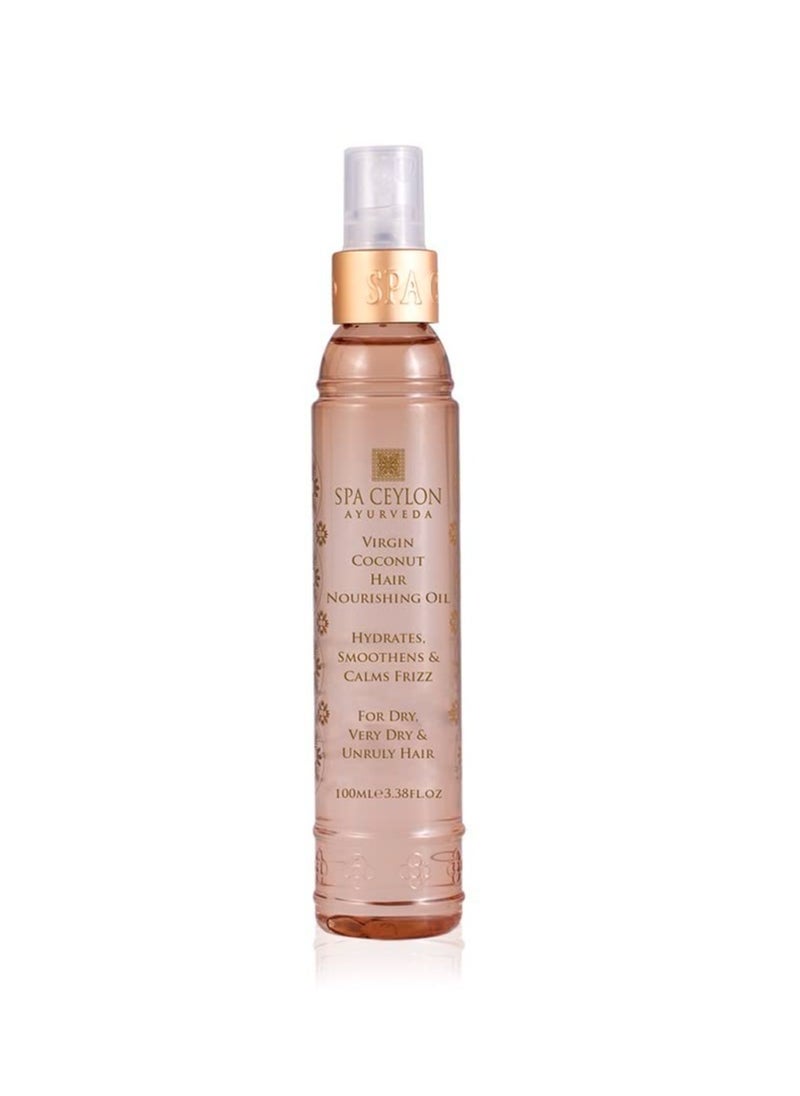 spa ceylon SPA CEYLON Virgin Coconut Hair Nourishing Oil, 100% Natural, Hair Growth, Scalp , Repair, Best for Dry, Very Dry & Unruly Hair  - Image 3