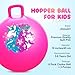 ZOOJOY 6pcs Hopper Balls for Kids 38 18In Dinosaur Unicorn Bouncy Ball with Handle Sit on Hopping Toys for SportSchoolTeam Active Play Hippity Hop Ball for Indoor Outdoor Games with Pump - Image 4